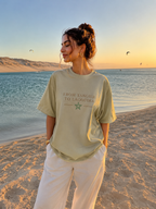 T-shirt Oversize délavé “From Tangier to Lagouira”