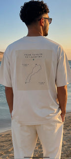 T-shirt Oversize délavé “From Tangier to Lagouira”