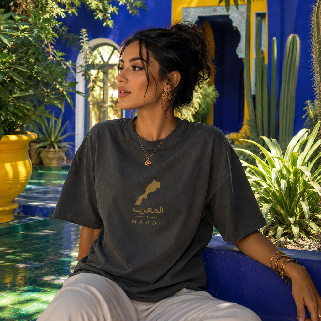 T-shirt oversize - Zellige marocain