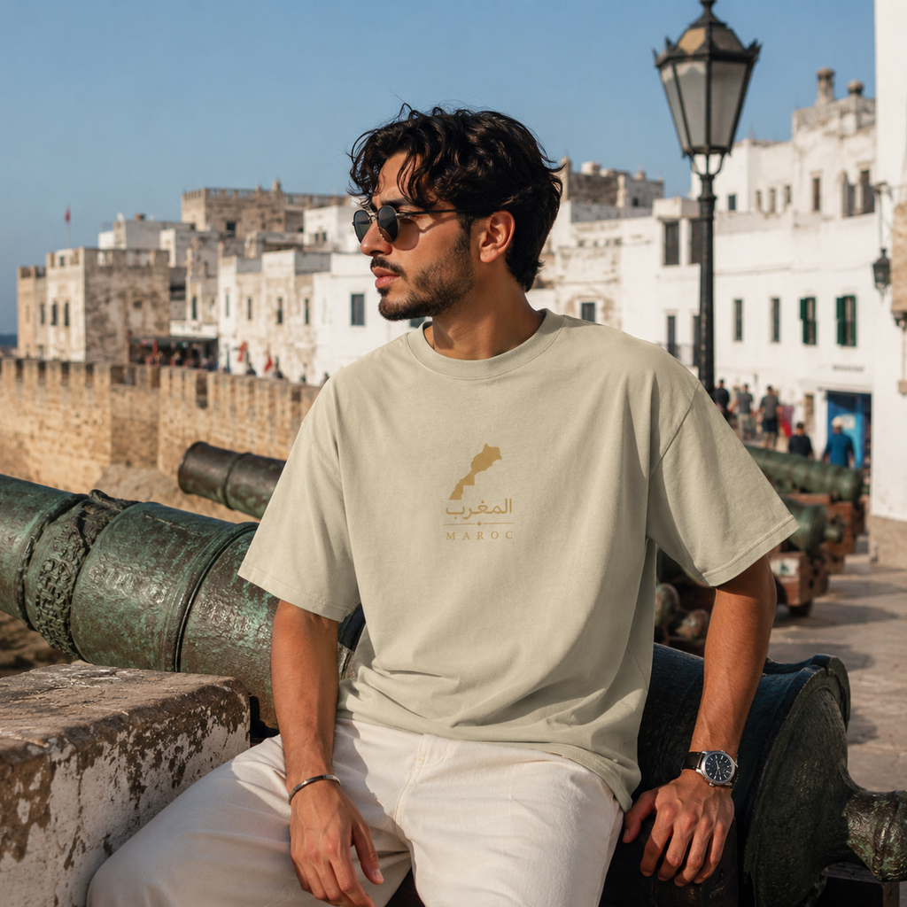 T-shirt oversize - Zellige marocain