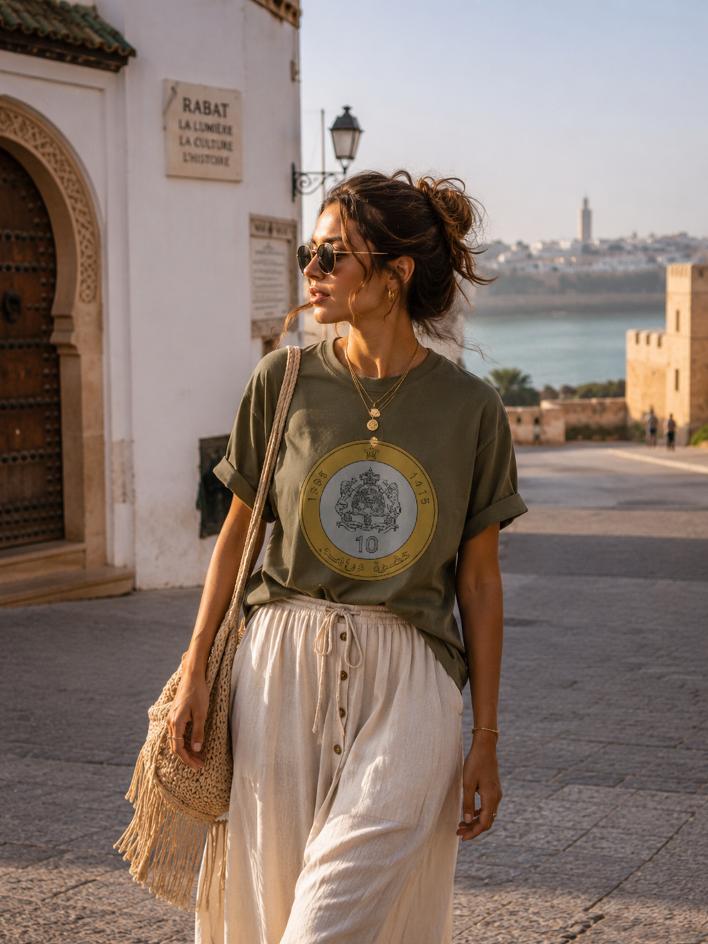 T-shirt emblématique "10 Dirhams"