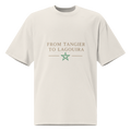 T-shirt Oversize délavé “From Tangier to Lagouira”