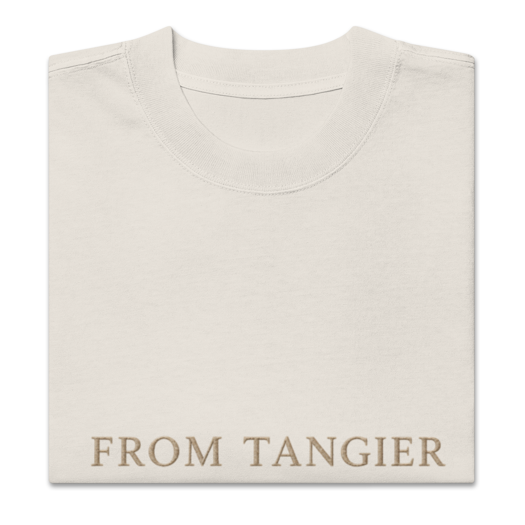 T-shirt Oversize délavé “From Tangier to Lagouira”