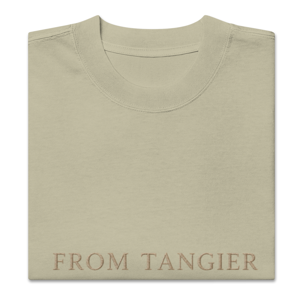 T-shirt Oversize délavé “From Tangier to Lagouira”