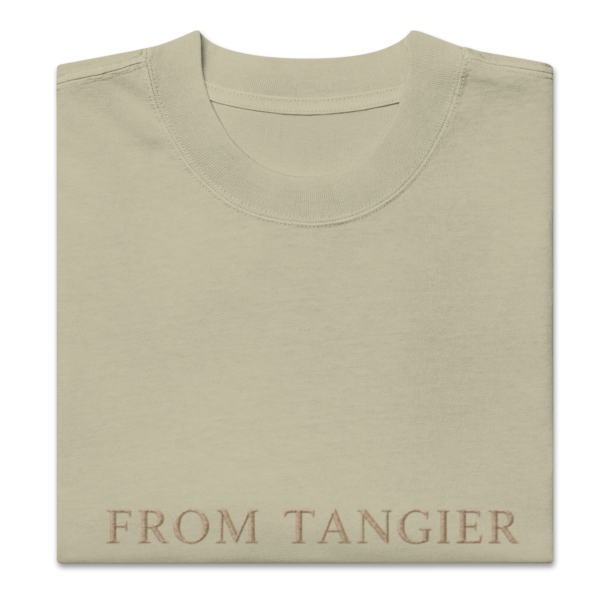 T-shirt Oversize délavé “From Tangier to Lagouira”