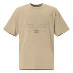 T-shirt Oversize délavé “From Tangier to Lagouira”