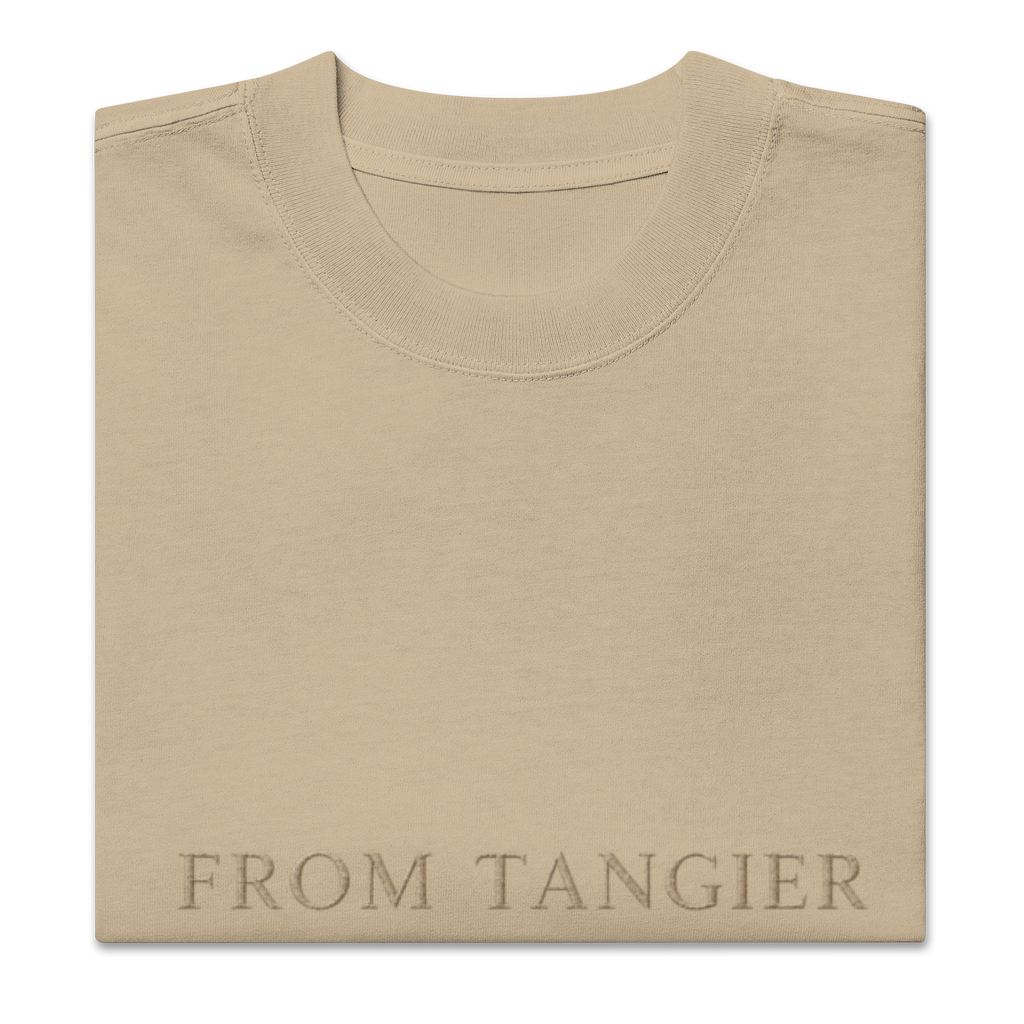T-shirt Oversize délavé “From Tangier to Lagouira”
