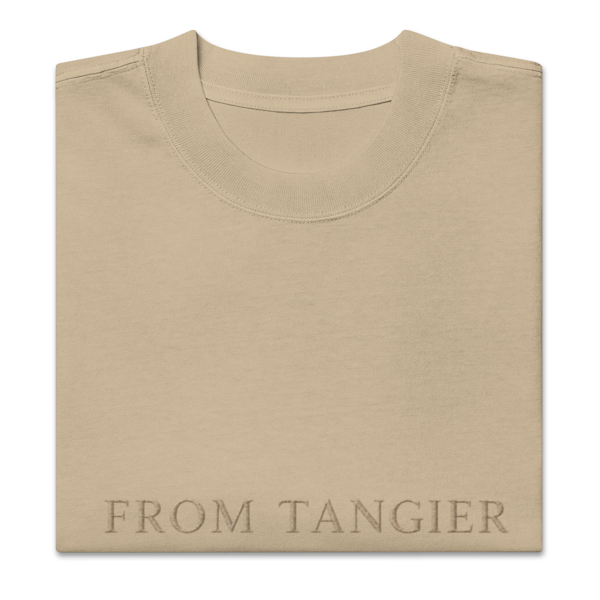 T-shirt Oversize délavé “From Tangier to Lagouira”